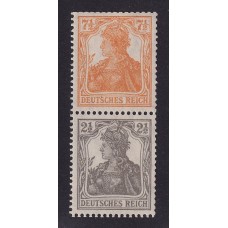 ALEMANIA 1917 ESTAMPILLAS SE-TENANT ZUSAMMENDRUCKE NUEVAS CON GOMA DE GRAN CALIDAD MI. S13a 12 EUROS